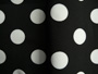 Punkte Rips schwarz / weiß